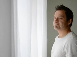 Stressed male Stock Footage