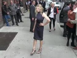 Chloe Grace Moretz at the 'Late Show with David Le Stock Footage