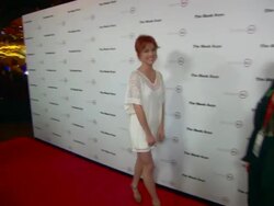 Jessica Stroup at the AG Adriano Goldschmied Celebrate Launch Of 'backstAGe' With Performance By The Black Keys at Las Vegas NV. (Footage by WireImage Video/GettyImages) Stock Footage