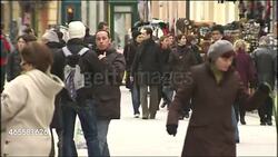 Budapest Stock Shots - Crowd, Tourists Street Street News Clip