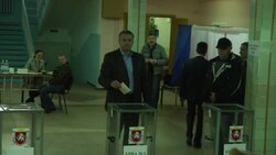 Head of Crimea's government Aksyonov comments after casting vote Instructional Video