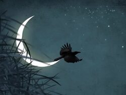 Mysterios Night and Moon Stock Footage