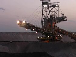 Surface mining Stock Footage