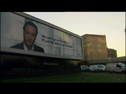 Conservative billboard campaign featuring David Cameron News Clip
