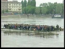 YUGOSLAVIA: KOSOVO CRISIS: RED CROSS WORRIED ABOUT NATO AIRSTRIKES News Clip