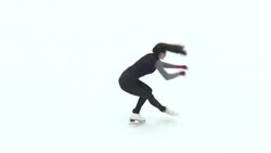 CLEAN : Parisians and tourists slide into 2020 on Paris's Grand Palais ice rink News Clip