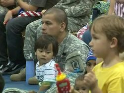 VOICED: Sesame Street cheers up US army families in Italy News Clip