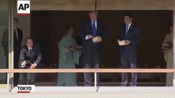 Trump, Abe Dump Fish Food in Tokyo Carp Pond Instructional Video