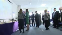 Catherine Duchess of Cambridge on hospice visit News Clip