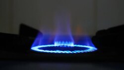Flaming of gas. Stock Footage