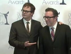 EVENT CAPSULE REPORTER/CHYRON: 2009 Writers Guild Awards, Los Angeles, CA, United States 02/07/09 Stock Footage