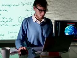 Science desk Stock Footage