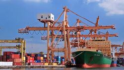Import And Export Cargo Stock Footage