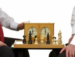 Businessmen Playing Chess Stock Footage