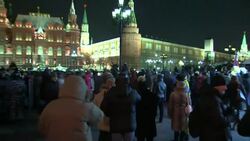 Thousands of people are rallying outside the Kremlin in an unsanctioned protest. Police detained President Vladimir Putin's chief foe who broke the terms of house his arrest to attend the rally. Earlier Tuesday, he was found guilty of fraud. (Dec. 30) News Clip
