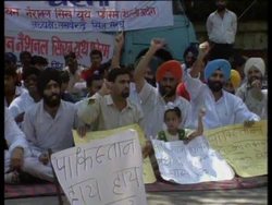 India - Anti-Pakistan Protest News Clip