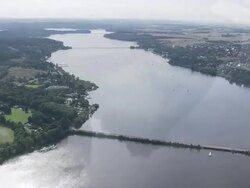 Mohne Reservoir Stock Footage