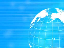 Colorful 3D Globe Stock Footage