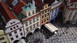 View of Prague Stock Footage