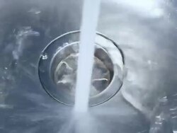 Running Water - Kitchen Tap Stock Footage