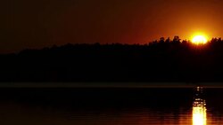 sunset and moon rises Stock Footage