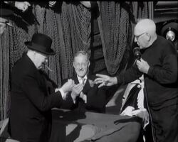 HASTINGS - SIR WINSTON FETED News Clip