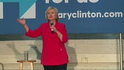Hillary Clinton Decries 'Republican Propaganda' News Clip
