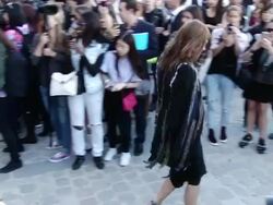 B-ROLL - Anna Wintour, Carine Roitfeld, Anna Dello Russo, Miroslava Duma at Christian Dior SS15 Stock Footage