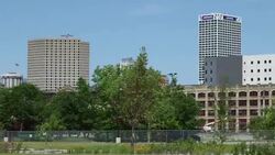 Tall Buildings In Milwaukee Stock Footage