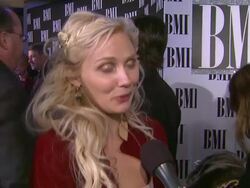 INTERVIEW: Clare Bowen on Nashville, on. Being able to sing in the show at 60th Annual BMI Country Awards on 10/30/2012 in Nashville, TN.(Footage by WireImage Video/Getty Images Entertainment Video) Stock Footage
