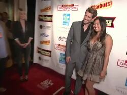 Matthew Morrison and Jenna Ushkowitz at the Starburst Presents Songwriters Music Series To Benefit The VH1 Save The Music Foundation With Matthew Morrison at New York NY.  Stock Footage