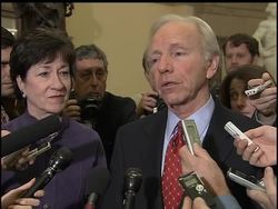 Senator Joe Lieberman says encouraged by the direction the health care talks are going, and says he''s getting close to being able to vote for health care reform.   This, after he rattled Democrats by threatening to oppose the legislation over the Medicare provision. News Clip