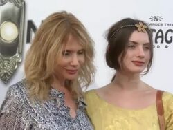 Rosanna Arquette at The Book Of Mormon Los Angeles Opening Night Stock Footage