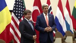 Kerry holds bilateral meeting with Davutoglu Instructional Video