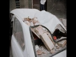 CUTS 15-6-72 DAMAGE BY EARTHQUAKE IN TOWN OF ANCONA News Clip