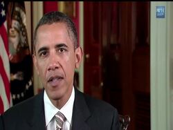 President Barack Obama said Saturday that "nothing can be off-limits" in the budget debate even though Republicans have said tax increases are. (July 2) News Clip