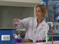 Female Scientist Stock Footage