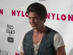 Chris Galya at NYLON 13th Anniversary Issue Celebration on 4/10/12 in West Hollywood, CA.  Stock Footage