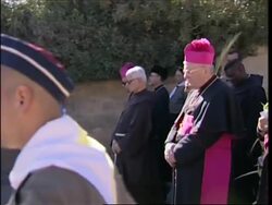 Palm Sunday procession, preps for passover News Clip