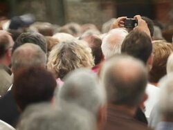 Spectators Stock Footage