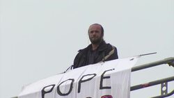 Protester who hung banner in the Vatican is arrested Instructional Video