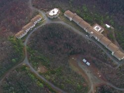 MS AERIAL Shot of Pisgah National Forest / North Carolina, United States Stock Footage