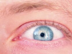 Human eye blinking - LOOPABLE Stock Footage