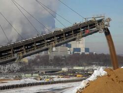 Open cast mining Stock Footage