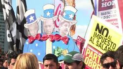 CLEAN : Argentines strike over ailing economy News Clip