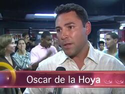 EVENT CAPSULE REPORTER/CHYRON: Oscar de la Hoya Leads Boxing Clinic for Teenage Boxers of USA Boxing Metro, Stock Footage