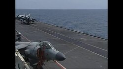 HMS Illustrious Aircraft Carrier Stockshots News Clip