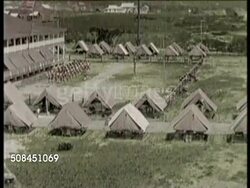 US Marines at Base Camp in Nicaragua News Clip