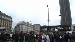CLEAN : French doctors stage massive protest rally in Paris News Clip