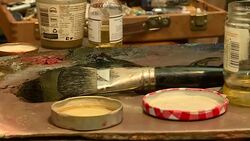 Brushstrokes on canvas News Clip